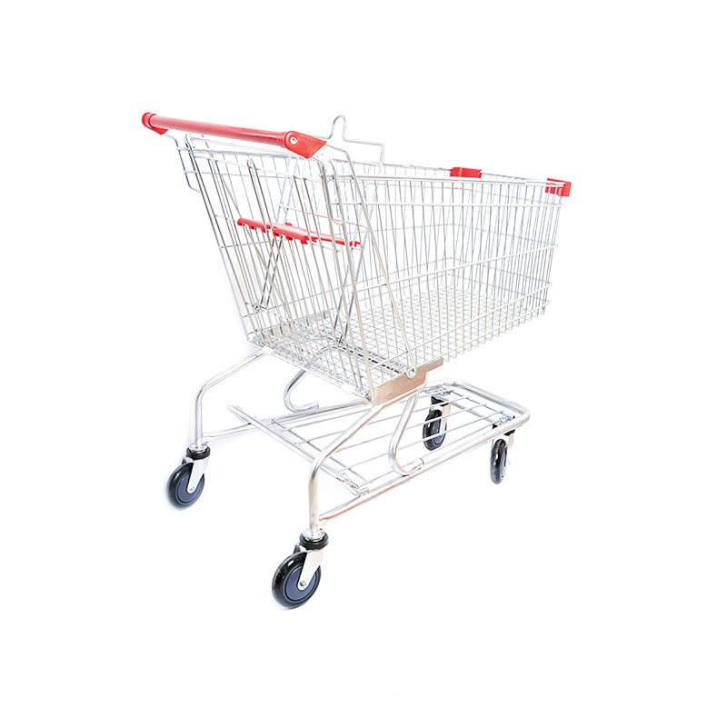چرخ دستی خرید تاشو فلزی 4 اینچی Pu Wheels